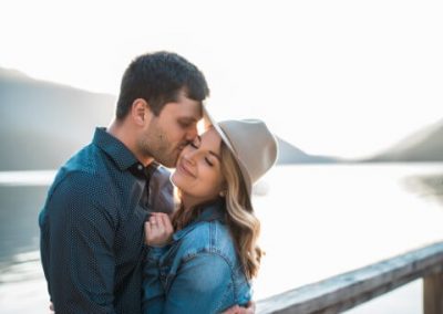 Couples Photography Pacific Northwest Kiss Lake Crescent Stephanie Gray Photography