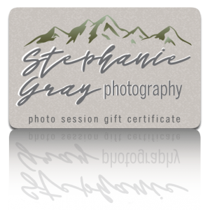 Stephanie Gray Photography Gift Certificates